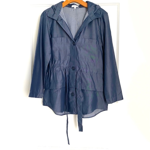 Vetta Capsule The Utility Jacket in Chambray size XS - Picture 4 of 10